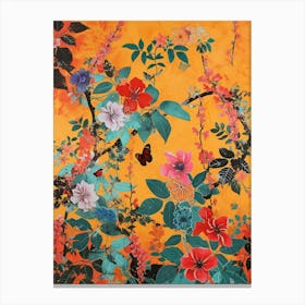 Hokusai Great Japan Botanical Japanese 6 Canvas Print