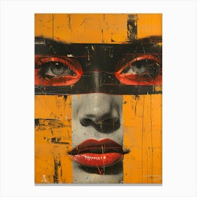 'The Face Of A Woman' 6 Canvas Print