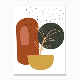 Plant In A Pot Canvas Print