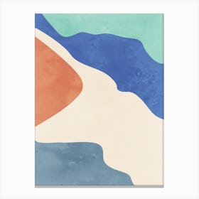 Block Colour Minimal Template Canvas Print