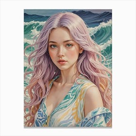 Ocean Girl Canvas Print