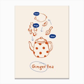 Ginger Tea Canvas Print