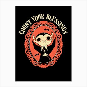 Count Your Blessings Canvas Print