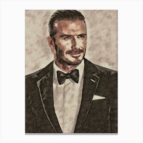 D. Beckham art Toile