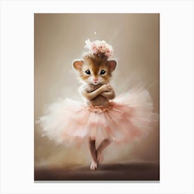 Mouse Ballerina Canvas Print