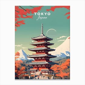 Tokyo Japan Poster Canvas Print