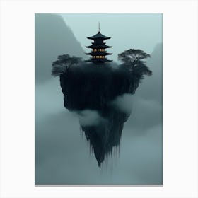 Pagoda On An Island Canvas Print