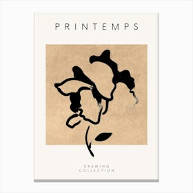 Printtemps Drawing Collection Canvas Print