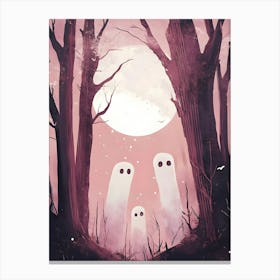 Ghosts In The Woods 2 Canvas Print