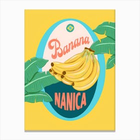 Banana Nanica from Brazil Canvas Print