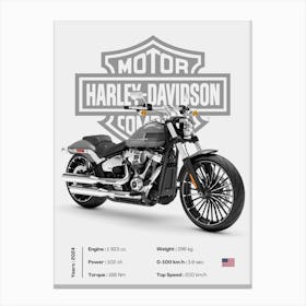 Harley Davidson Breakout 117 Canvas Print