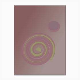 Abstract Swirls in Pink Canvas Print