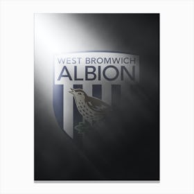 West Bromwich Albion Football Poster Canvas Print