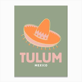 Tulum Mexico Print Canvas Print