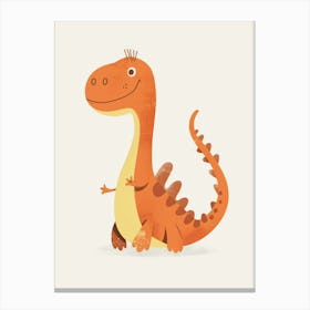 Cute Dinosaur 1 Canvas Print