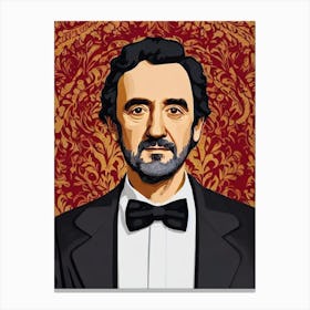 Jonathan Pryce Illustration Movies Canvas Print