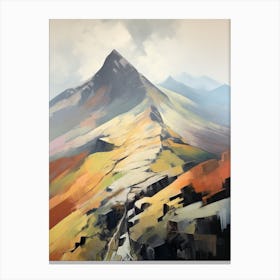 Snowdon Wales 2 Mountain Painting Canvas Print