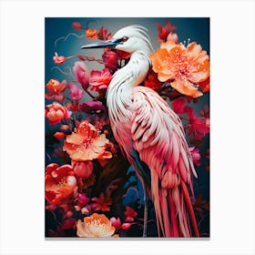 Birds Of Paradise A Vibrant Display Canvas Print