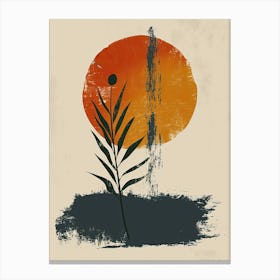 Cosmic Mirage Mid Century Style Canvas Print