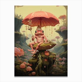 Flying Frog Surreal 2 Canvas Print