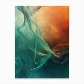 Abstract Smoke 5 Canvas Print