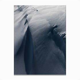 Smooth Lines Of Tundra Canvas Print