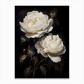 White Roses 4 Canvas Print