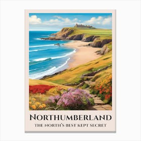 Northumberland Beach Canvas Print