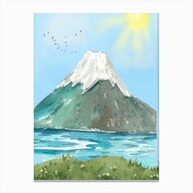 Fiji Mountain van gogh wall art Canvas Print