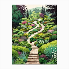 Garden Path Canvas Print