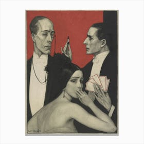 See, Jack, He Said, His Manner Wild And Delirious (1922) By Wladyslaw Theodore Benda Canvas Print