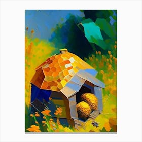 Pollen Beehive 2 Painting Canvas Print