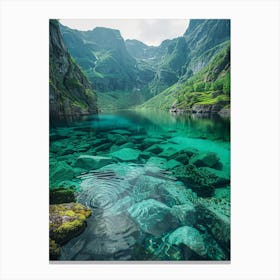 Norwegian Fjords Canvas Print