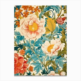 Floral Wallpaper 128 Canvas Print