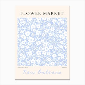 New Orleans Flower Market Canvas Print