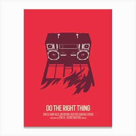 Do The Right Thing Canvas Print