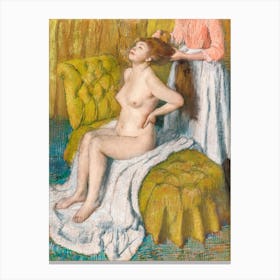 Nude Lady With Breast Showing, Edgar Degas Canvas Print