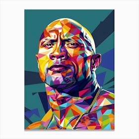 Dwayne Johnson 1 Canvas Print