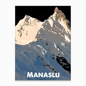 Manaslu, Mountain, Nepal, Nature, Himalaya, Climbing, Wall Print, Canvas Print