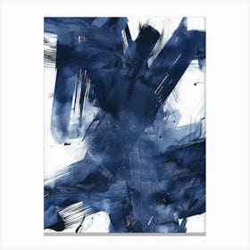 Blue Abstract Painting 5 Canvas Print