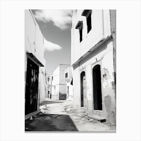 Essaouira, Morocco, Black And White Photography 3 Canvas Print
