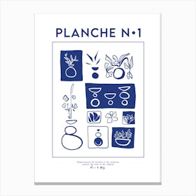 Planche N°1 - Collection "Sur la route de Cercal" - Manon de Molay Canvas Print