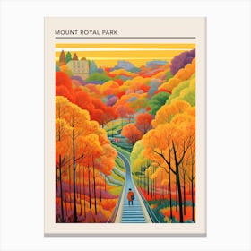 Mount Royal Park Montreal Canada Canvas Print