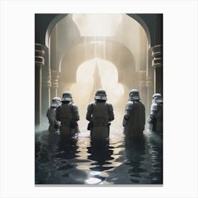 Star Wars Stormtroopers Hammam Canvas Print