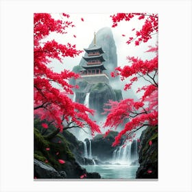 Asian Pagoda 4 Canvas Print