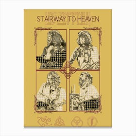 Stairway To Heaven Led Zeppelin Robert Plant , Jimmy Page , John Paul Jones , John Bonham Canvas Print
