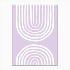 Lilac Rainbows Canvas Print