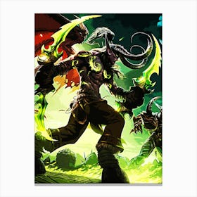 World Of Warcraft gaming movie 6 Canvas Print