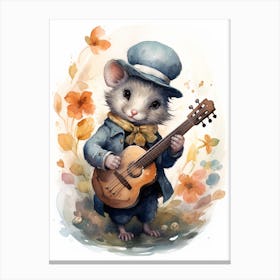 Adorable Chubby Gangster Possum 3 Canvas Print
