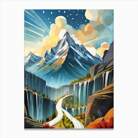 Mountain Road Canvas Print